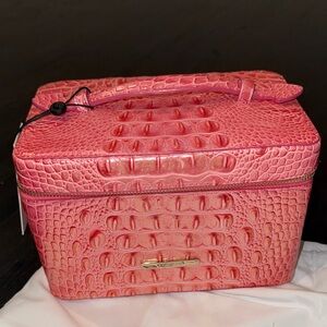 Pink Crocodile-Embossed Women Bag